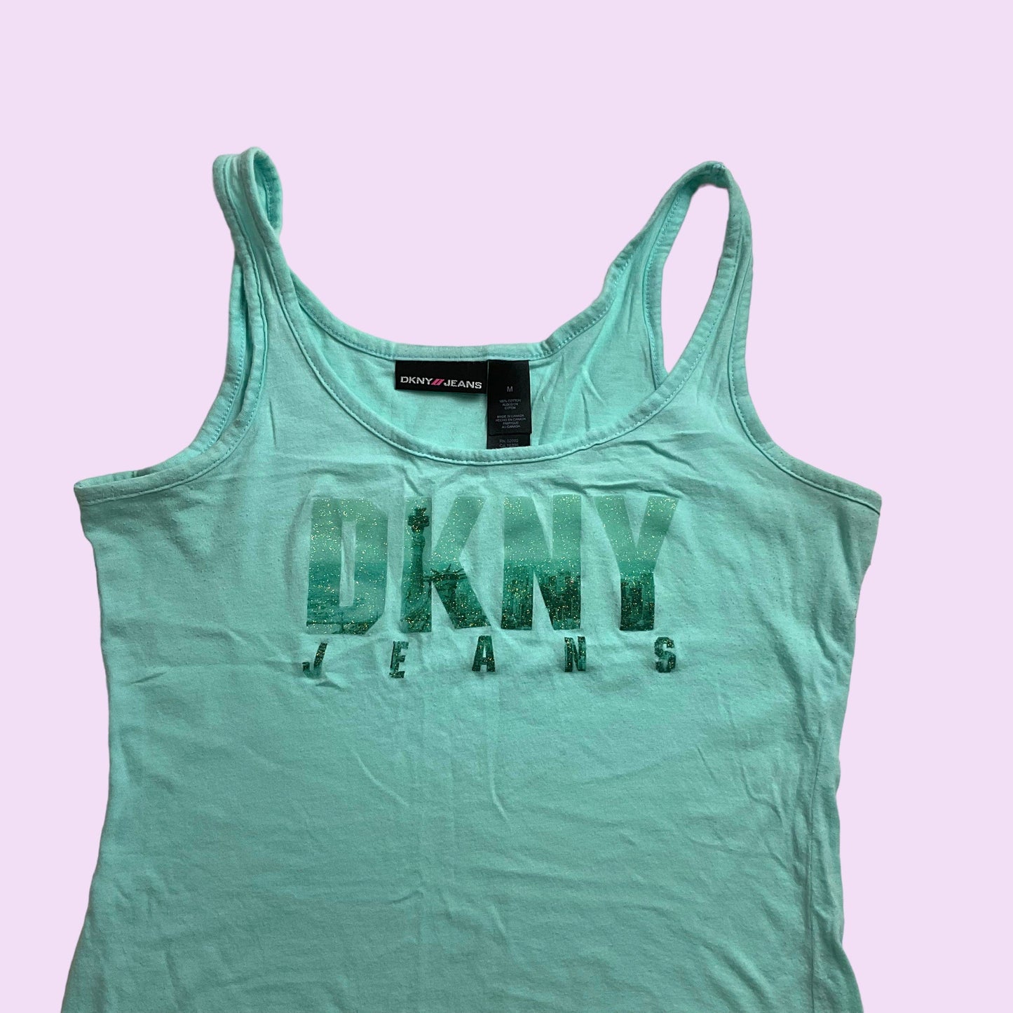 Y2K Graphic DKNY Tank Top