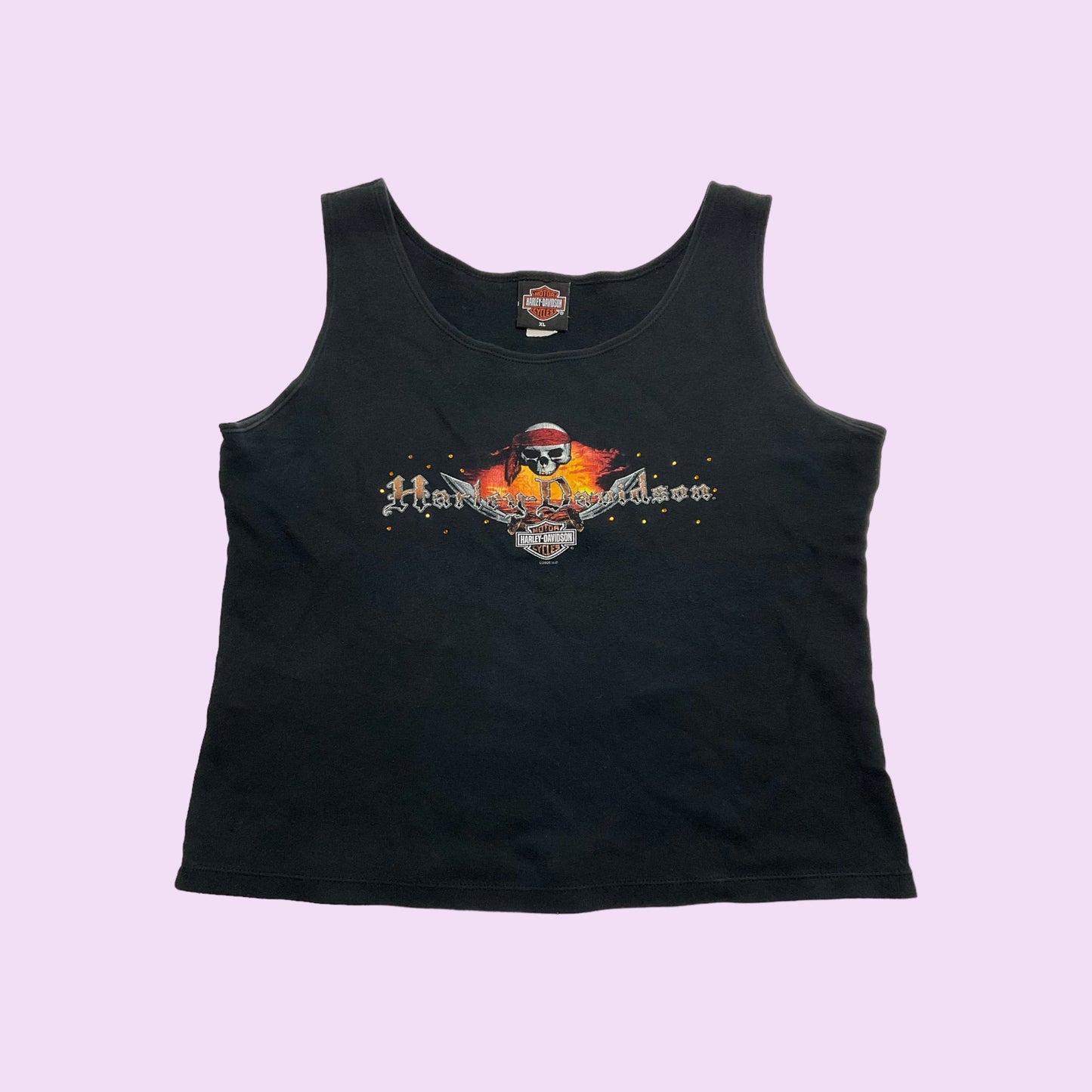 2000s Harley Davidson Graphic Tank Top