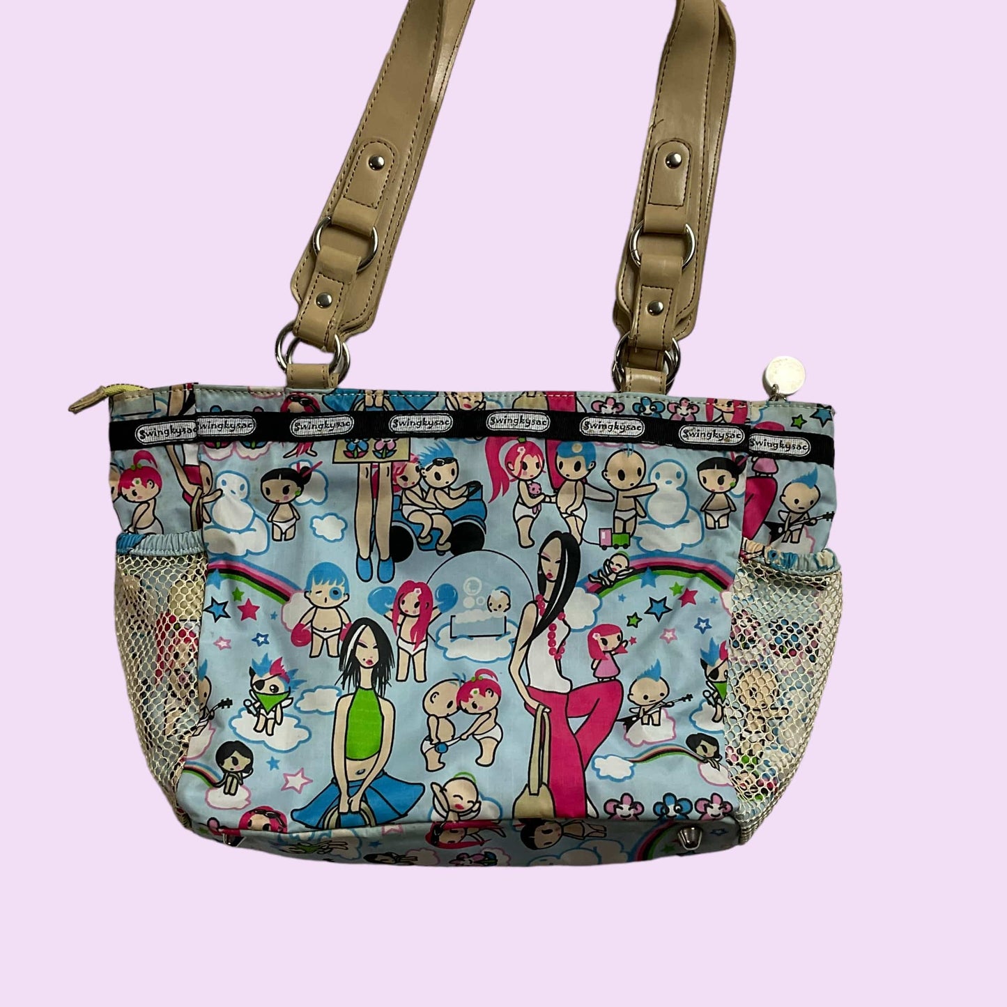 Y2K Swingkysac Graphic Handbag