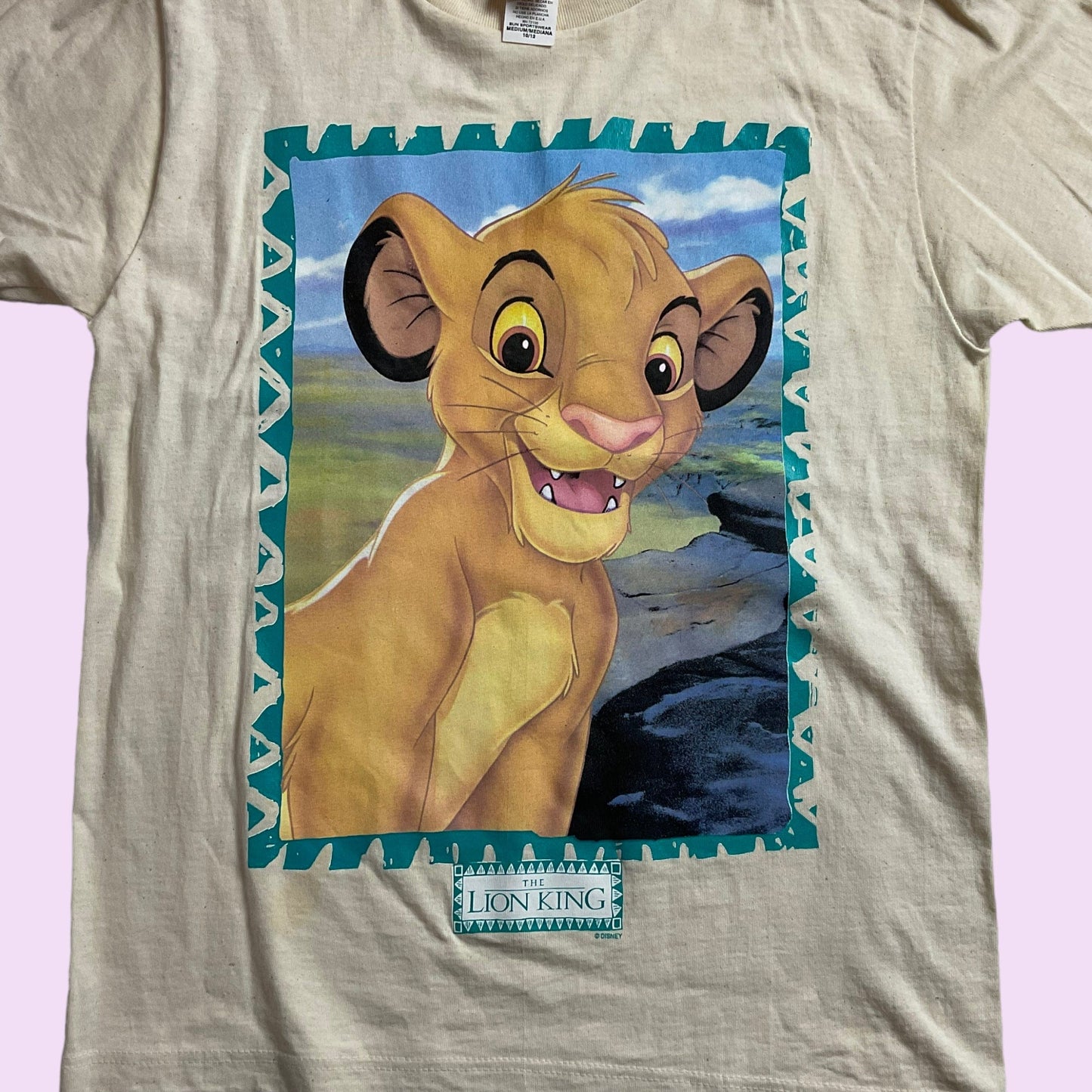 Vintage 90s Graphic Simba Disney Tee