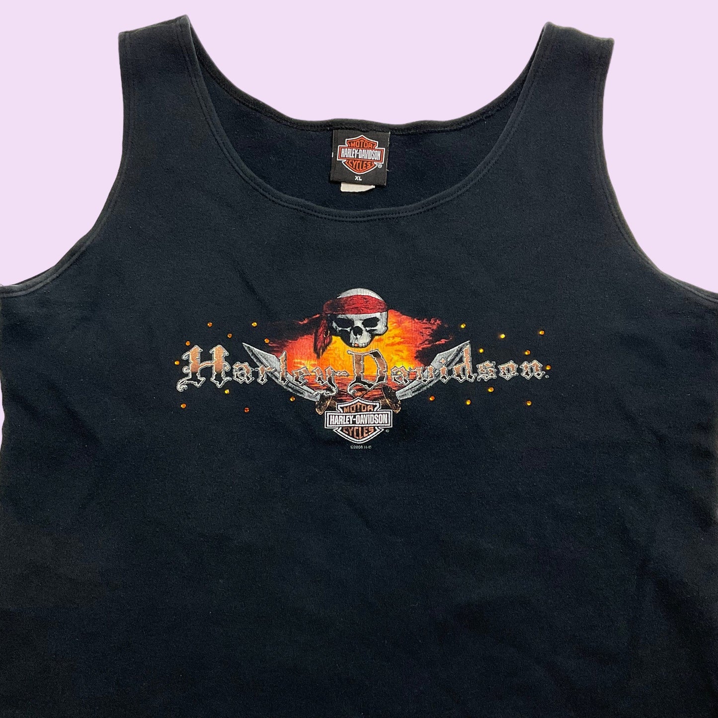 2000s Harley Davidson Graphic Tank Top