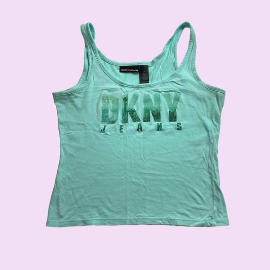 Y2K Graphic DKNY Tank Top