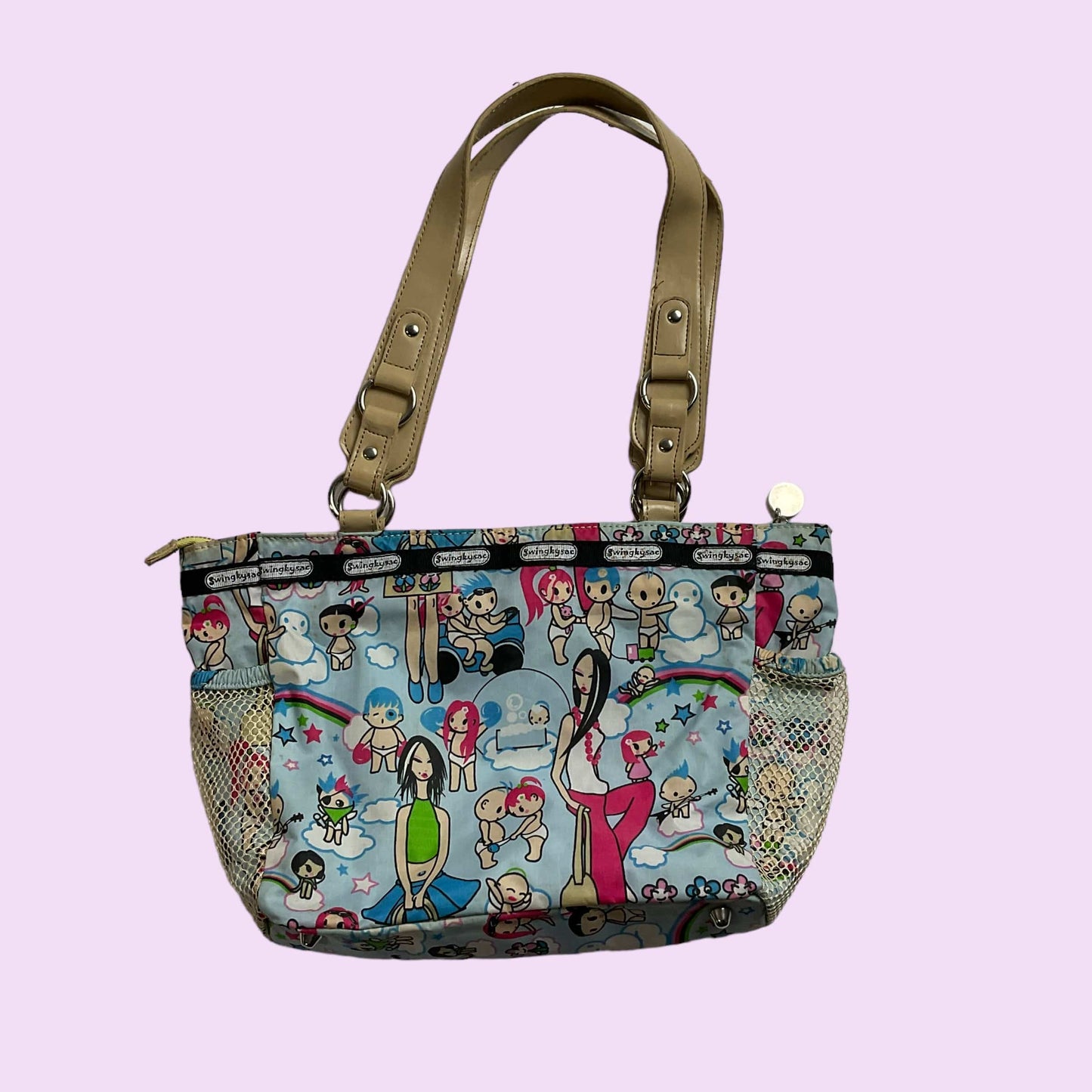 Y2K Swingkysac Graphic Handbag