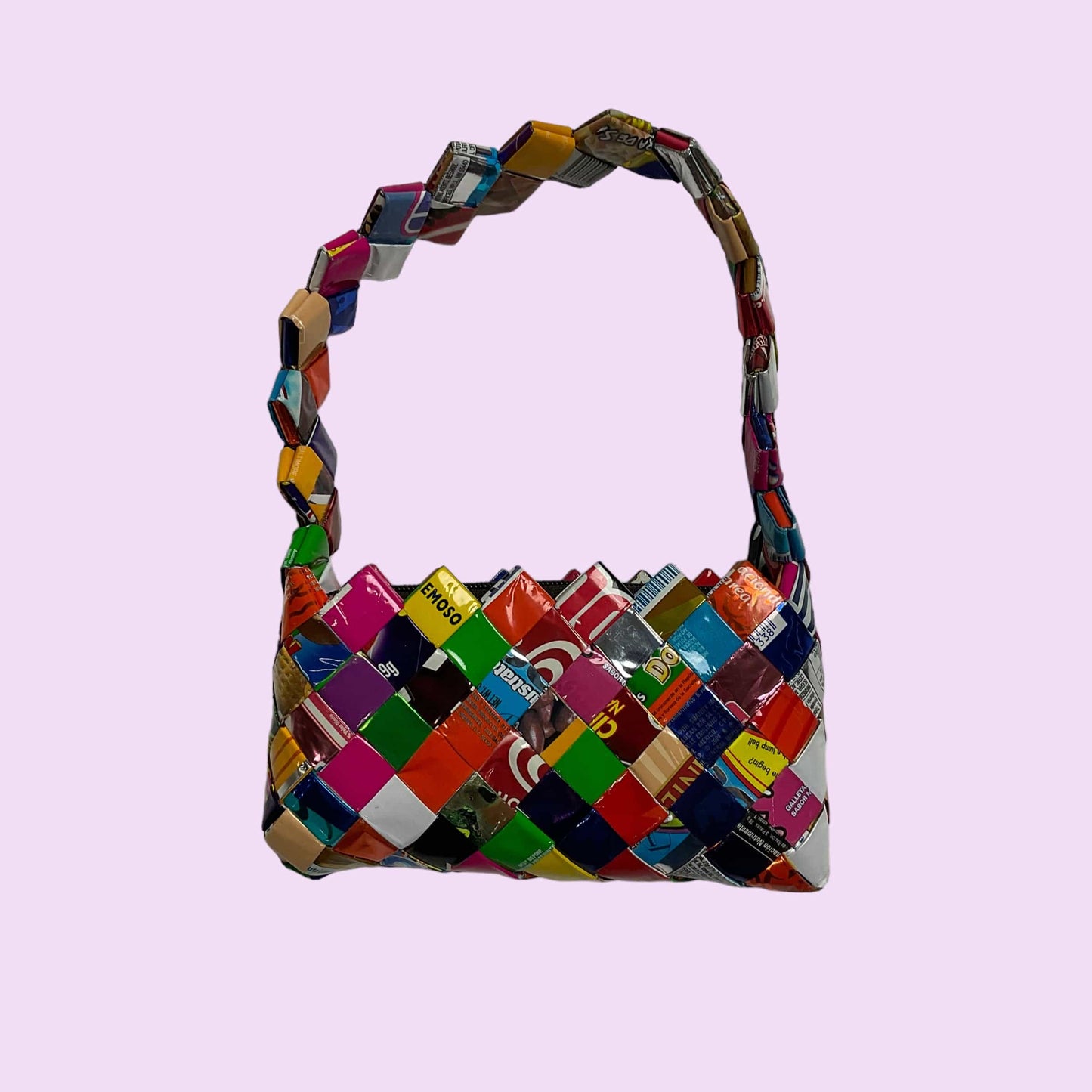 90s Handmade Wrapper Mini Handbag