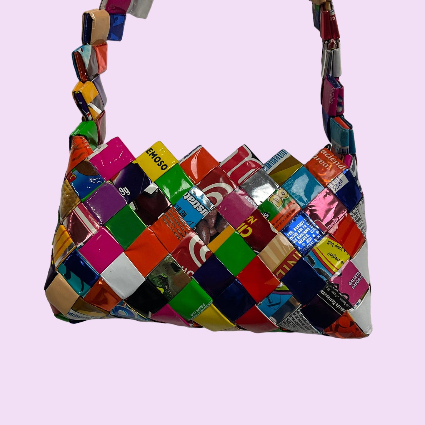 90s Handmade Wrapper Mini Handbag