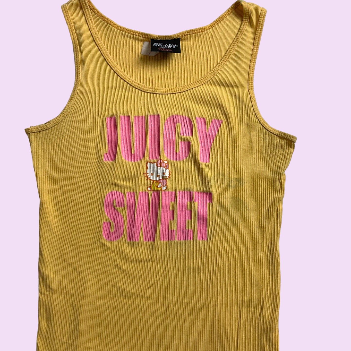 Vintage Y2K Graphic “Juicy Sweet” Doe Hello Kitty Tank Top