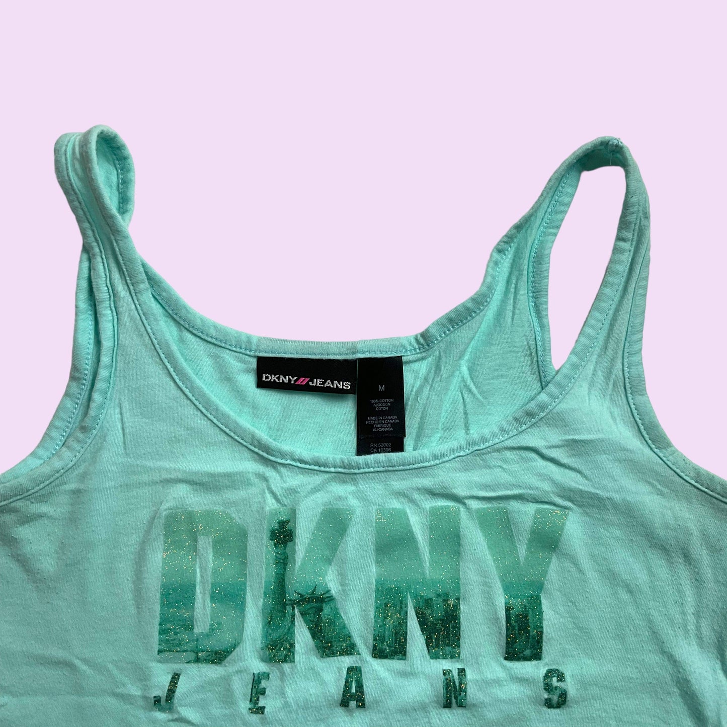 Y2K Graphic DKNY Tank Top