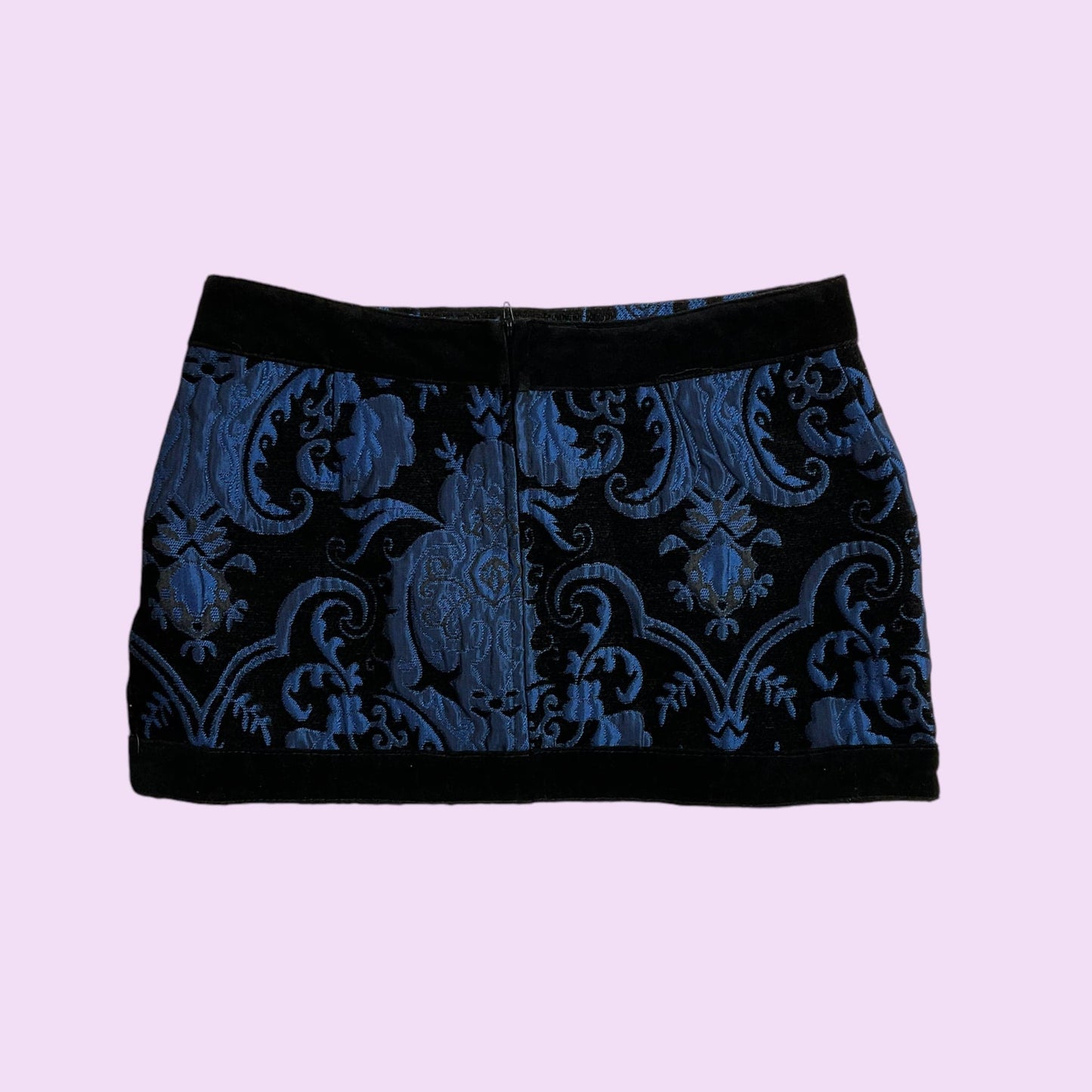 Vintage 90s Shrine Tapestry Mini Skirt