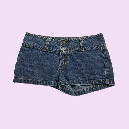 Y2K Denim Low Waisted Mini Shorts