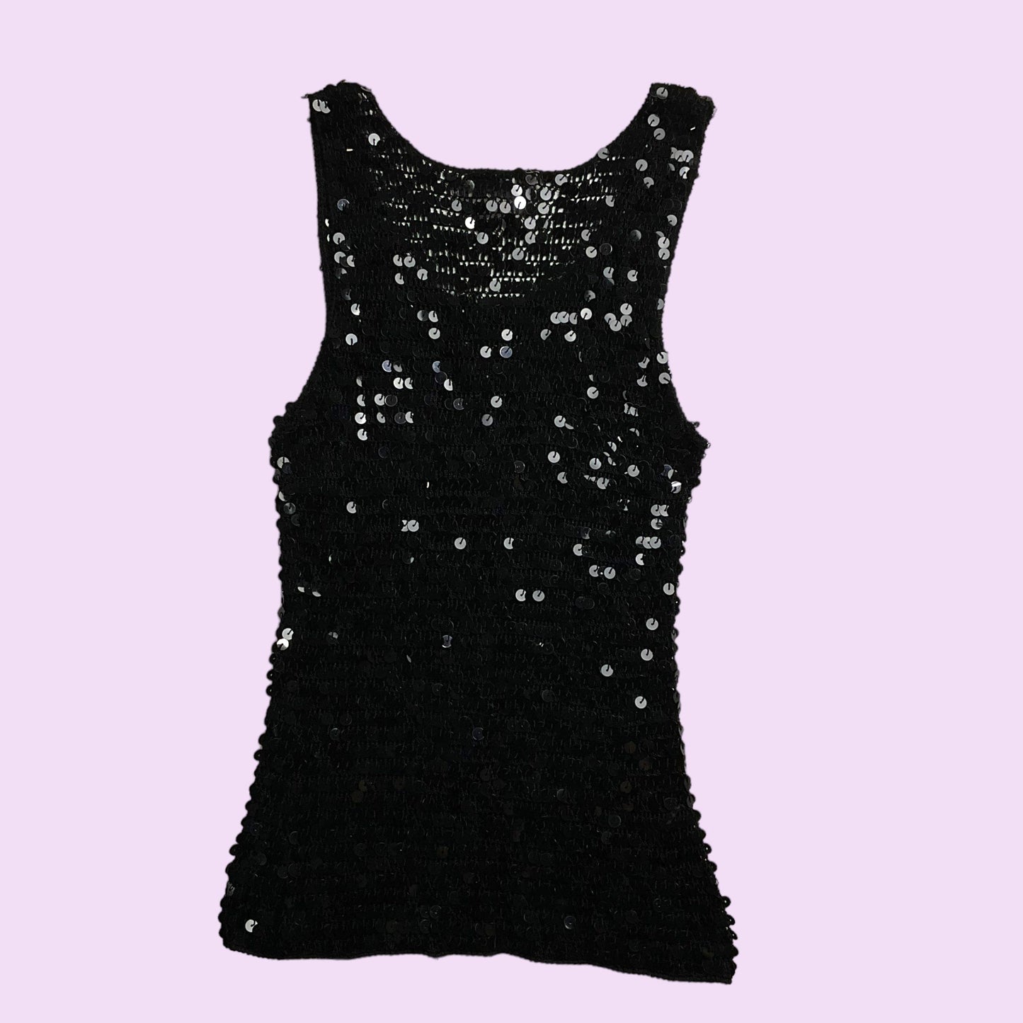 Vintage Y2K Sequined Tank Top