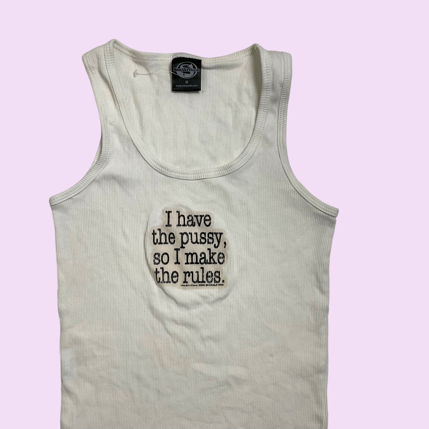 Vintage 90s Graphic “I have the pussy…” Tank Top