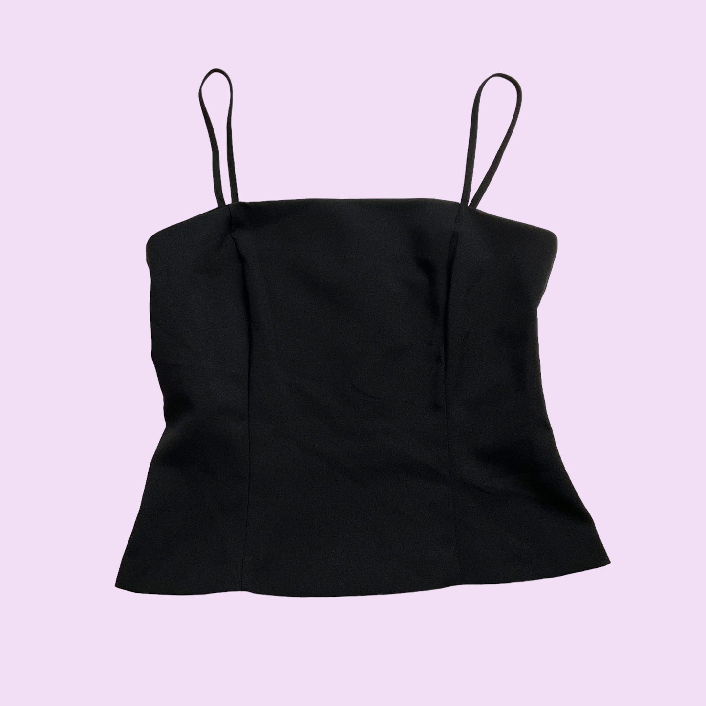 Vintage Y2K Black Basic Cami Top