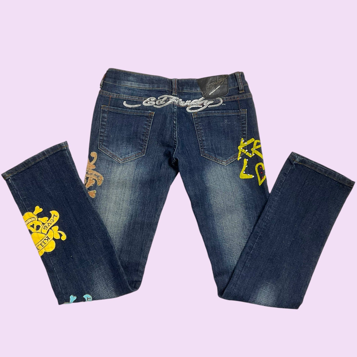 Vintage Y2K Graphic Ed Hardy Denim Jeans