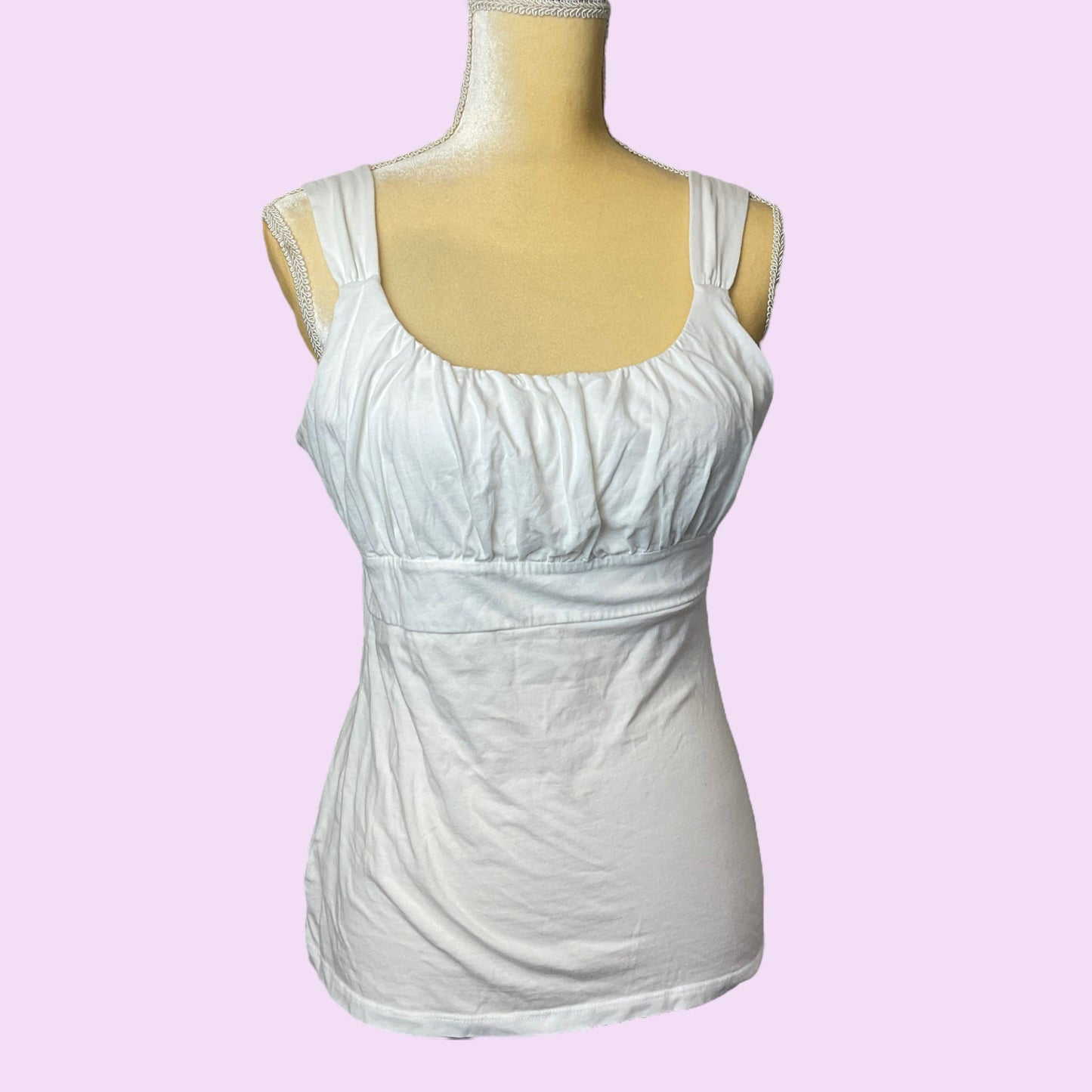 Vintage Y2K Milkmaid Tank Top