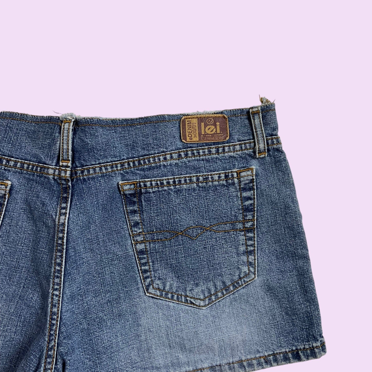 Vintage Y2K Distressed Denim Shorts