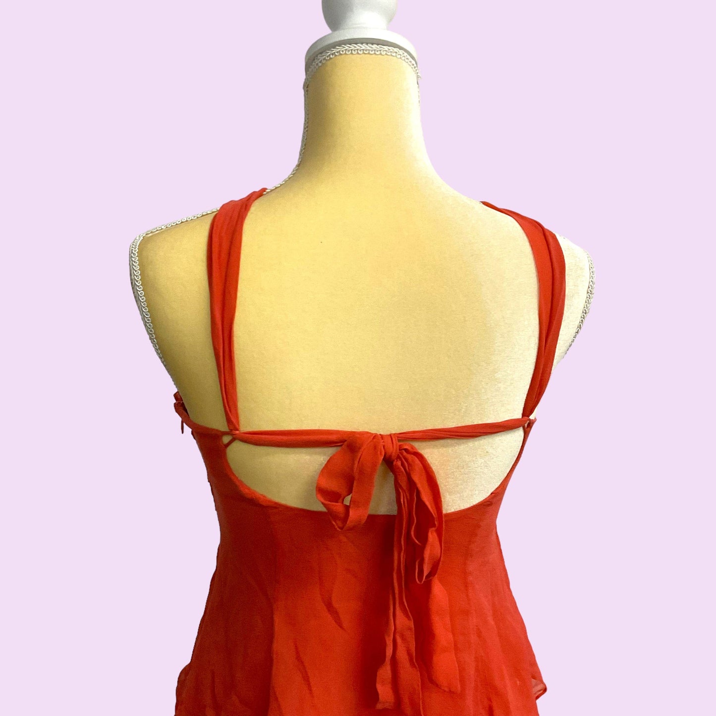 Vintage Y2K Flowy Halter Top