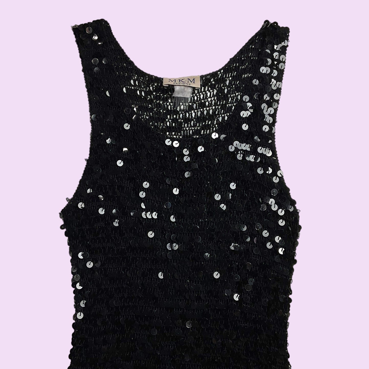 Vintage Y2K Sequined Tank Top