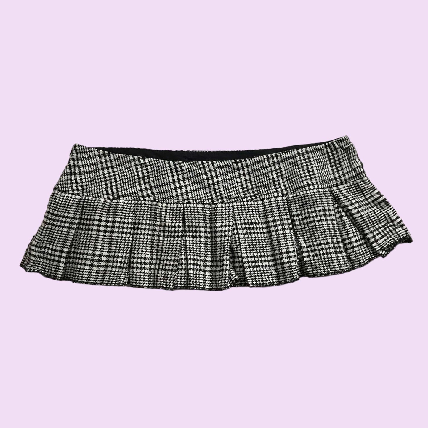 Y2K Plaid Pleated Hustler Mini Skirt