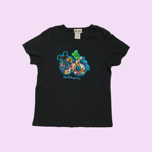 Y2K Graphic Disney World Top