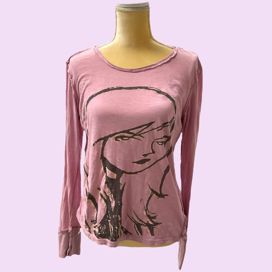 Vintage Y2K Graphic Juicy Couture Long Sleeve Top