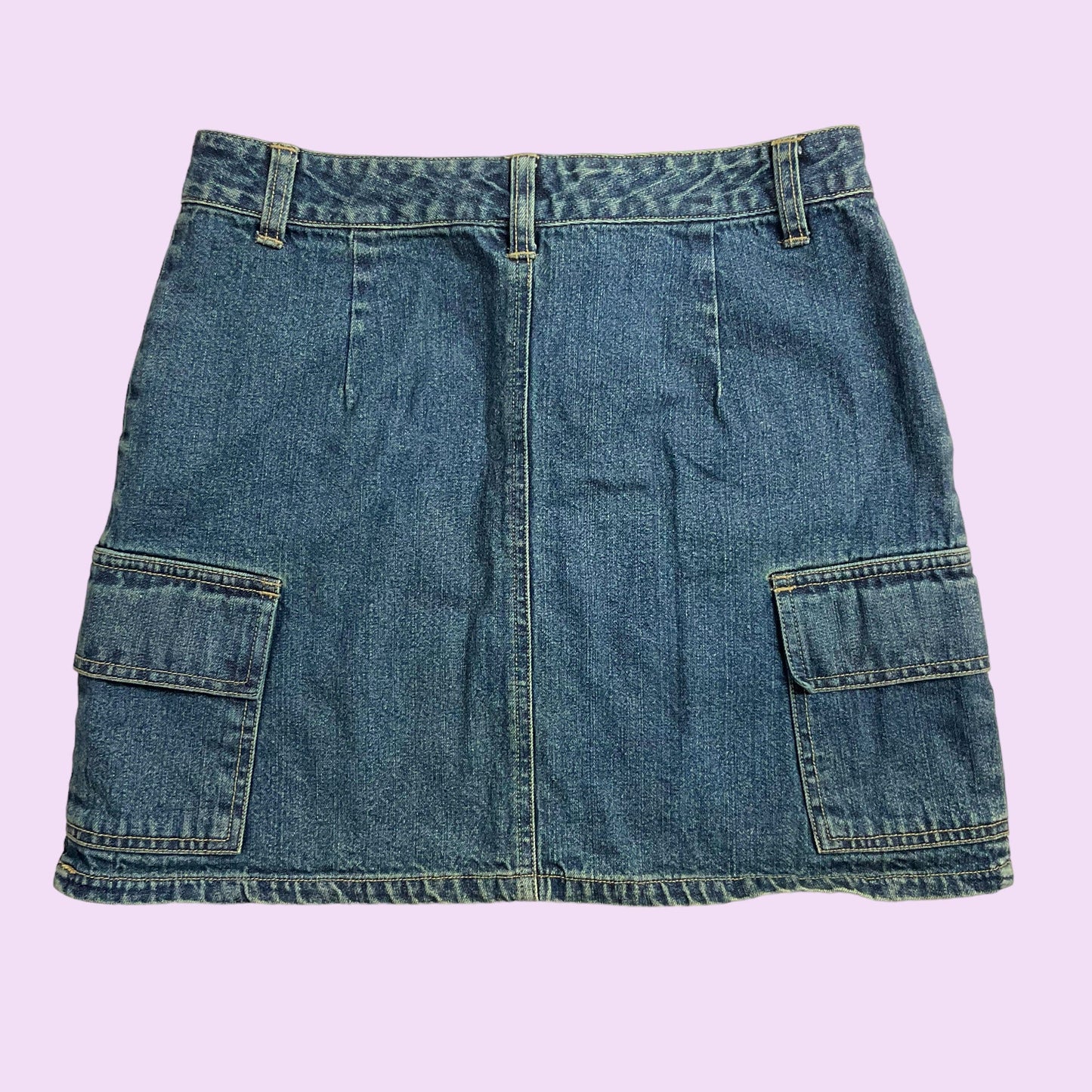 Y2K Denim Mossimo Cargo Skirt