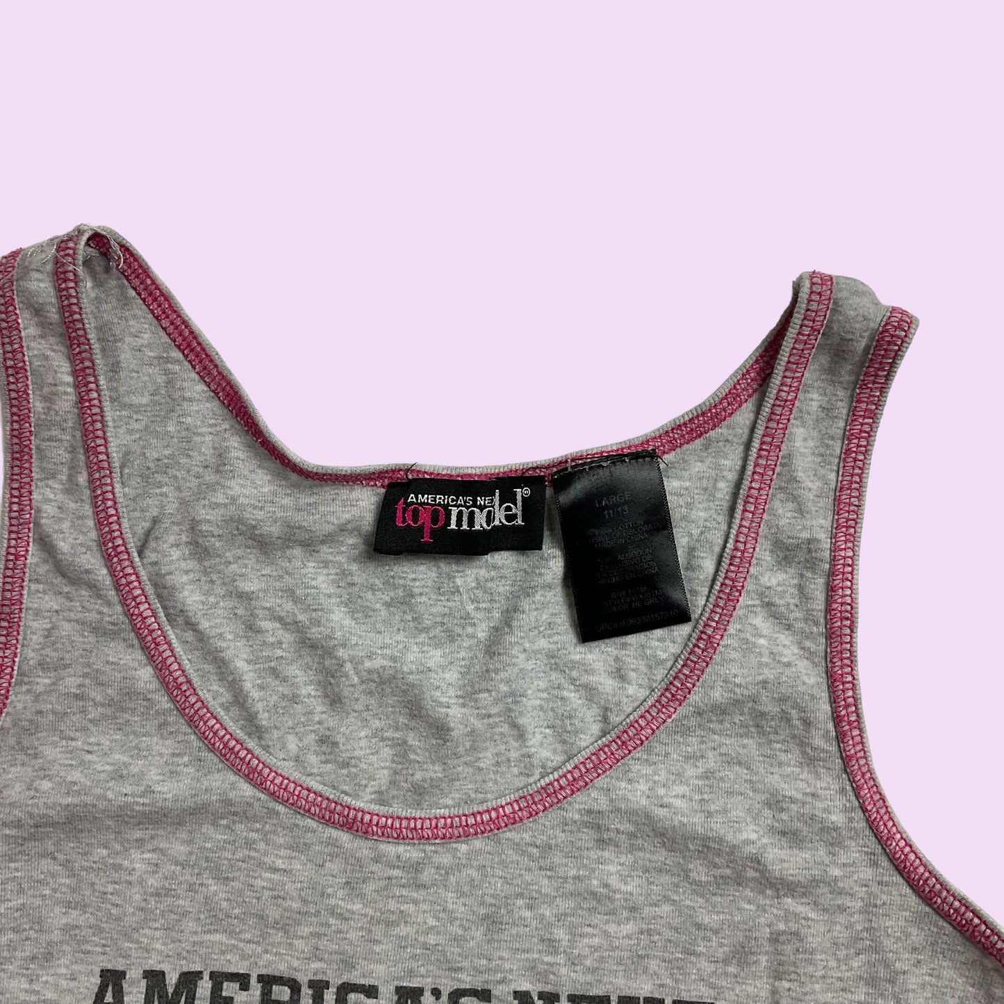 Y2K Graphic “America’s Next Top Model” Tank Top