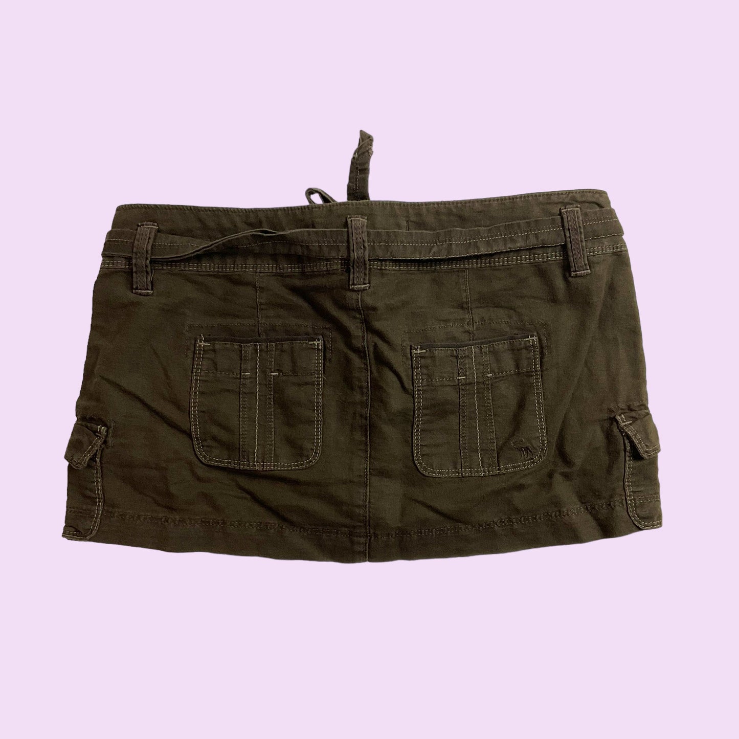 Vintage Y2K Cargo Mini Skirt