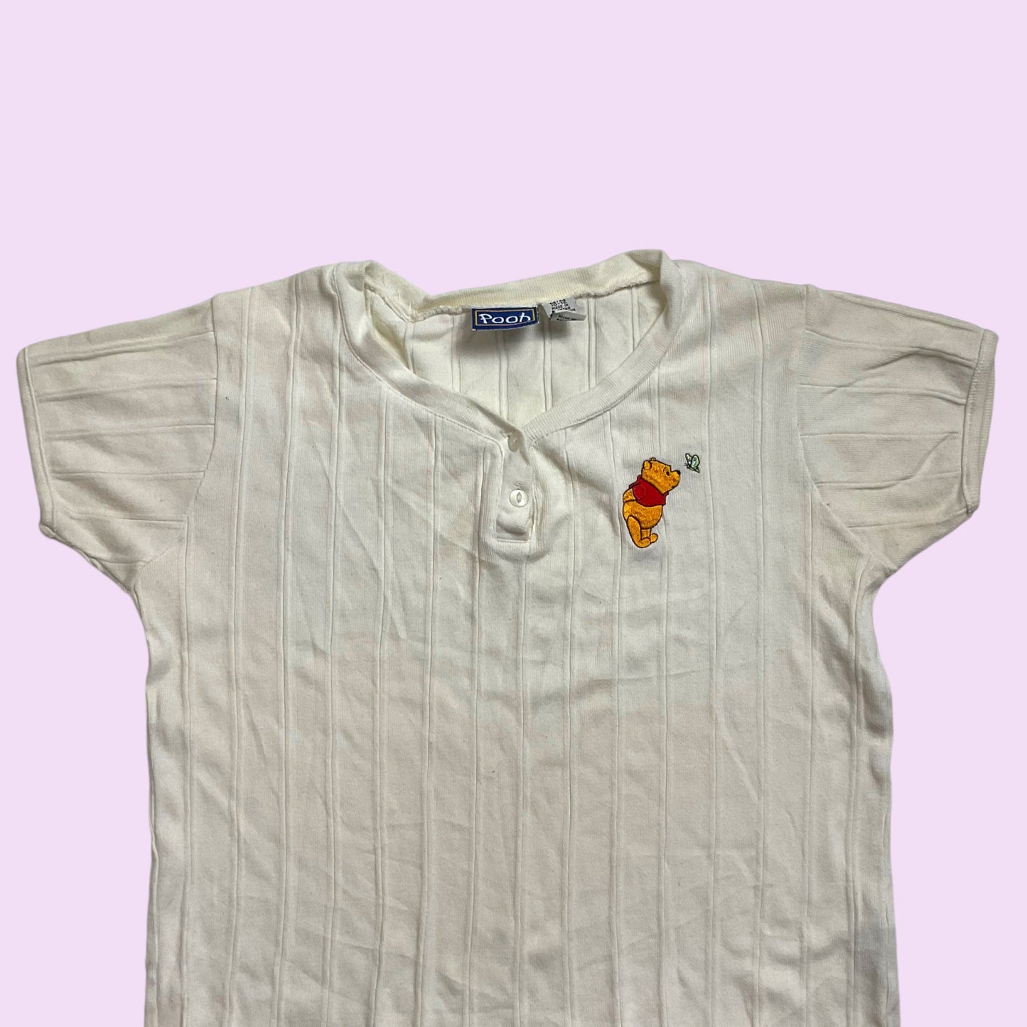 Vintage Y2K Embroidered Winnie The Pooh Top