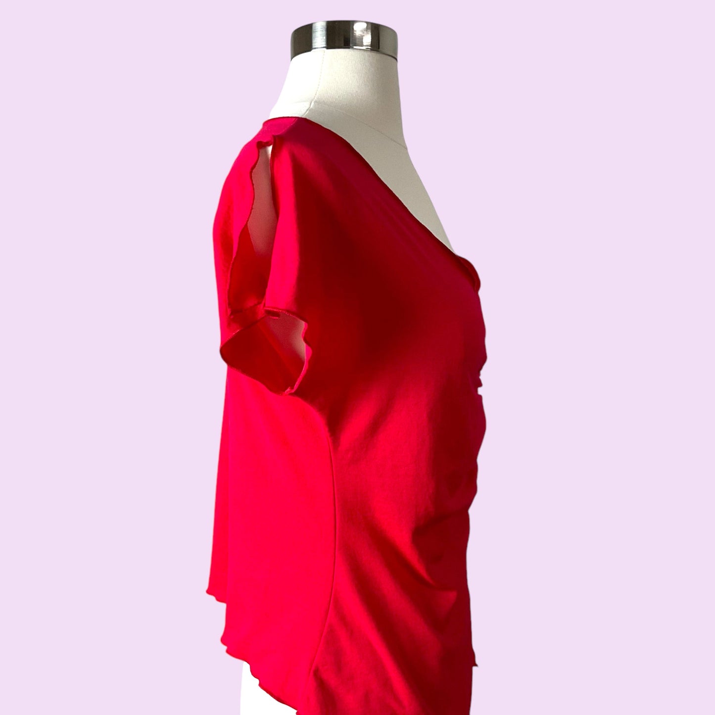 Vintage 90s Slit Ruched Top