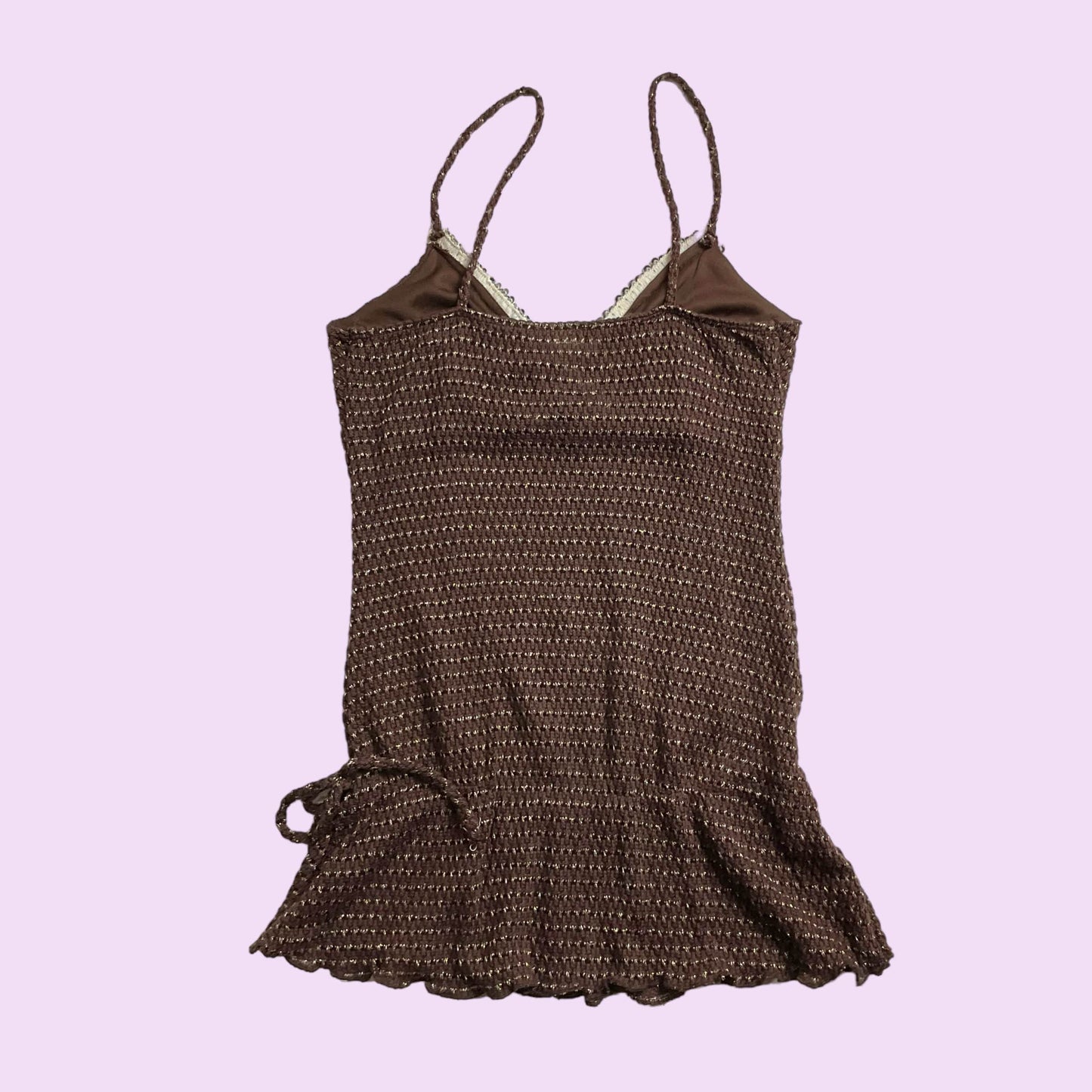 Vintage 90s Knit Sequined Cami Top