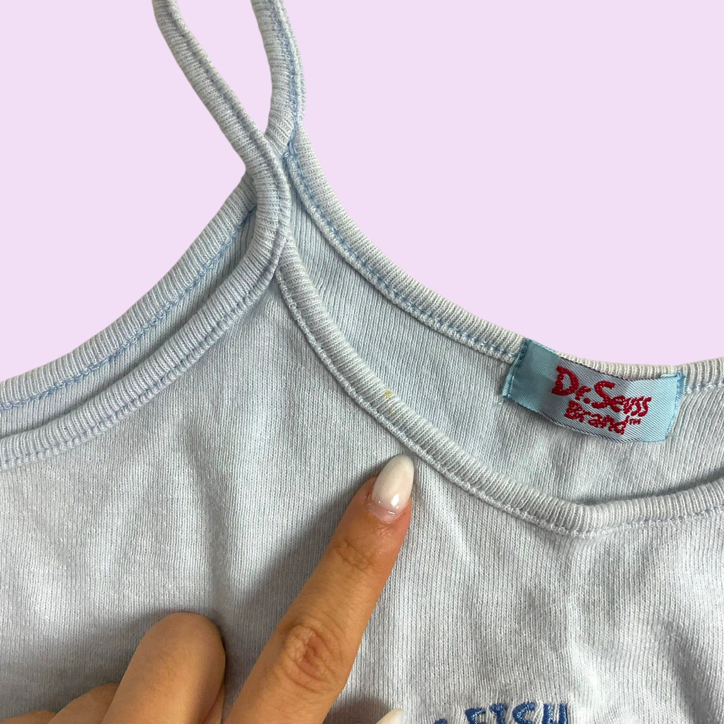 Vintage Y2K Embroidered Dr. Seuss Cami Top