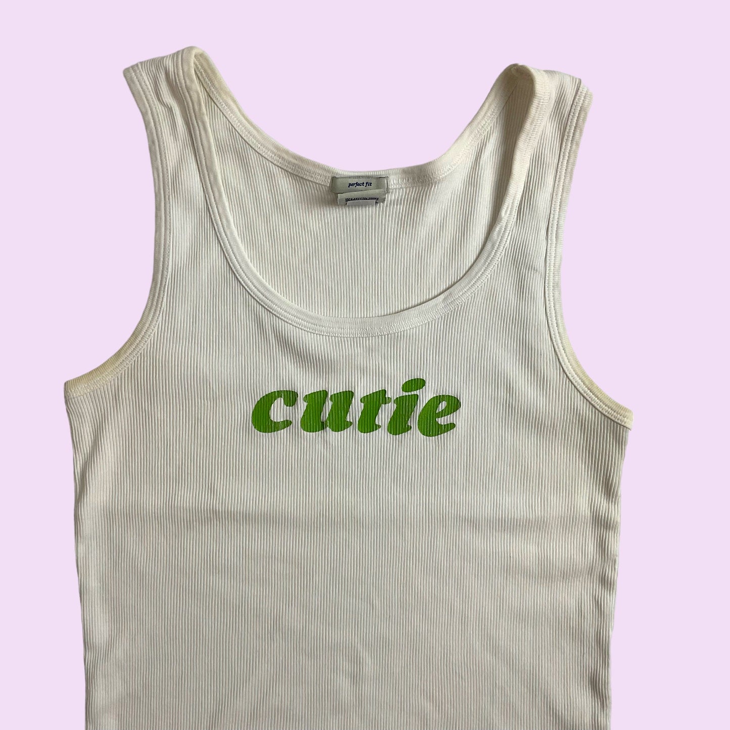 Vintage Y2K “Cutie” Graphic Tank Top