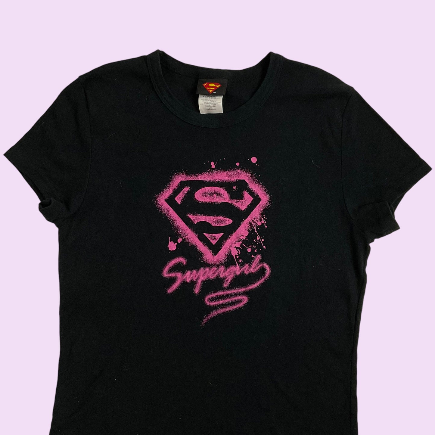 Vintage Y2K Graphic “Supergirl” Top