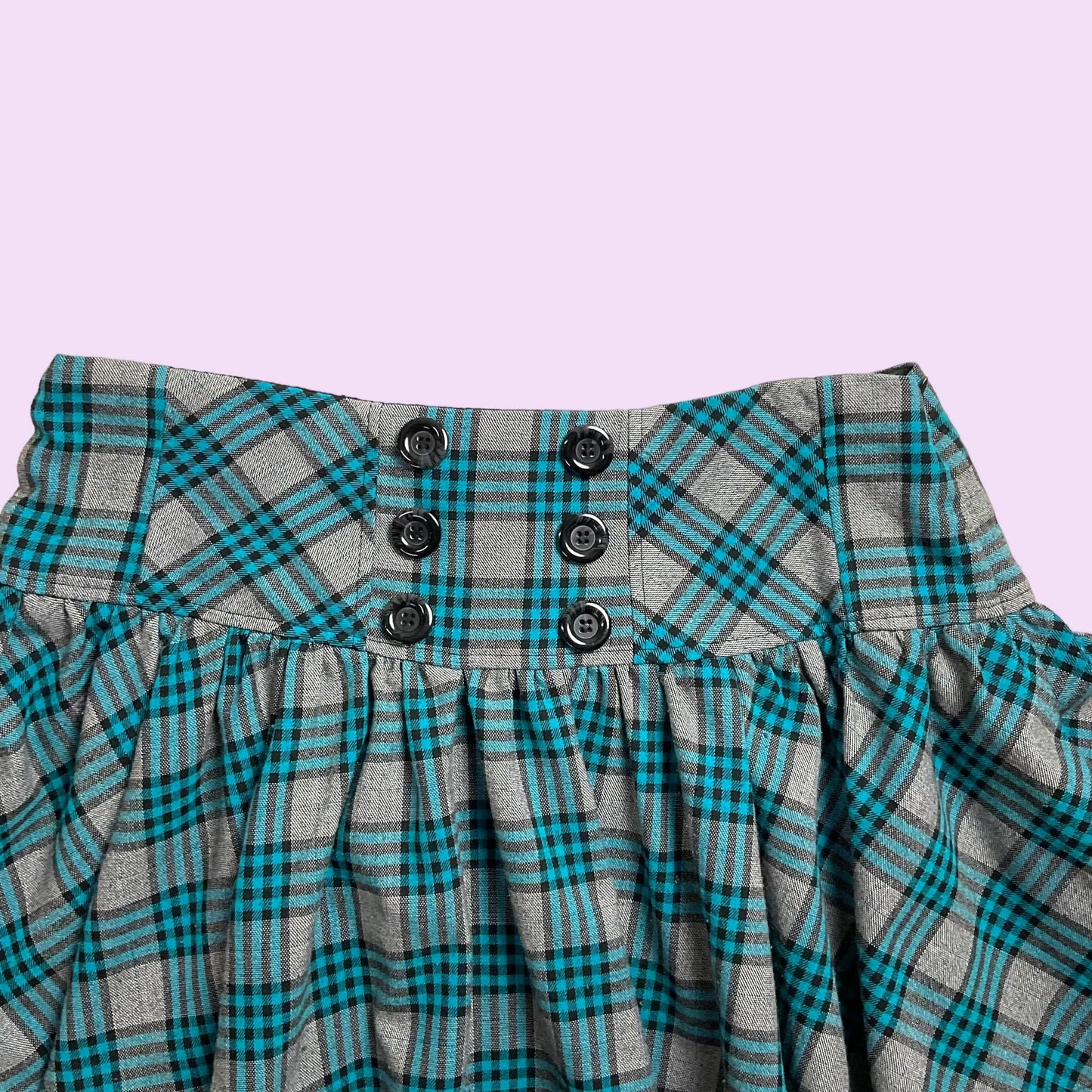 Y2K Plaid Candie’s Pleated Mini Skirt