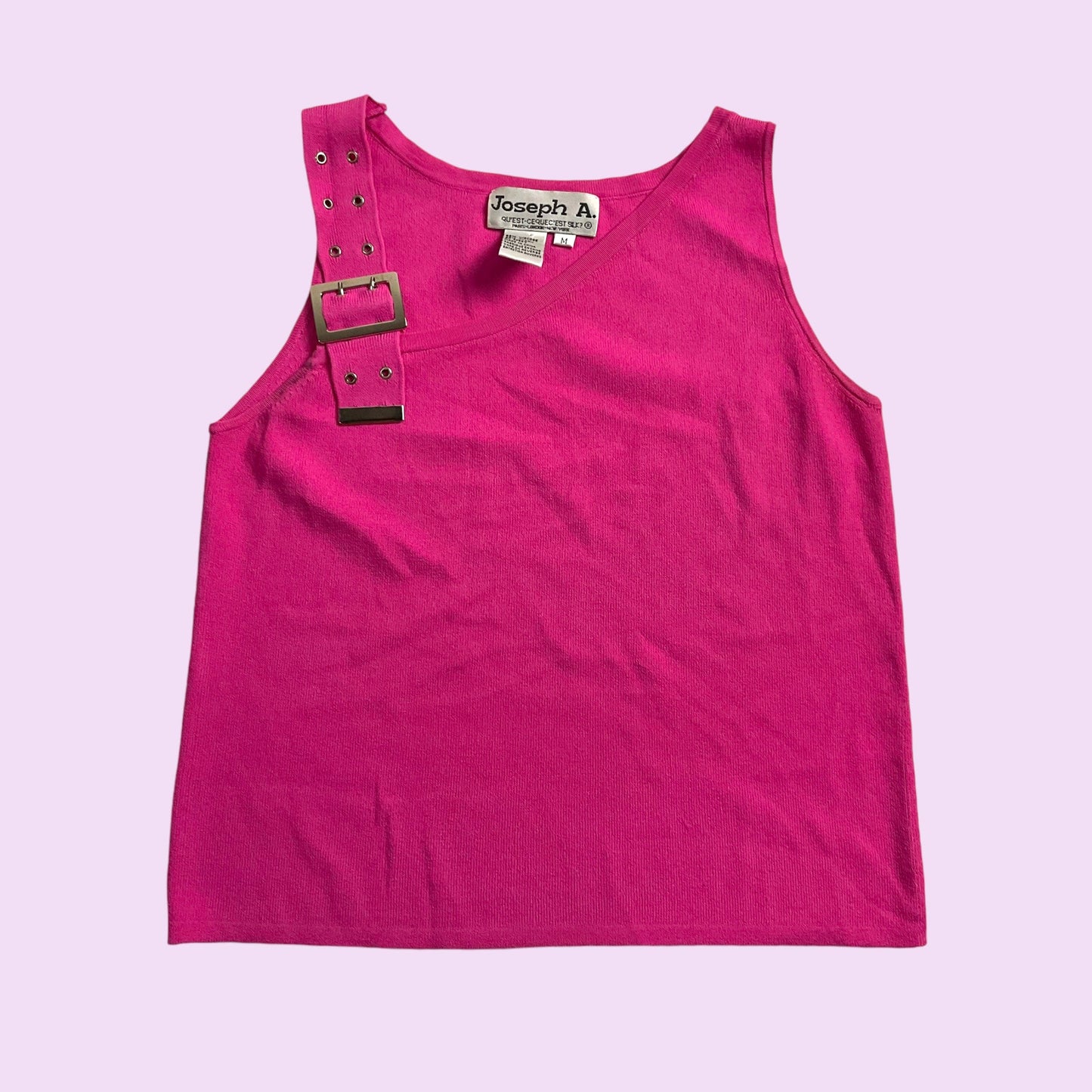 Vintage Y2K Buckle Detail Tank Top