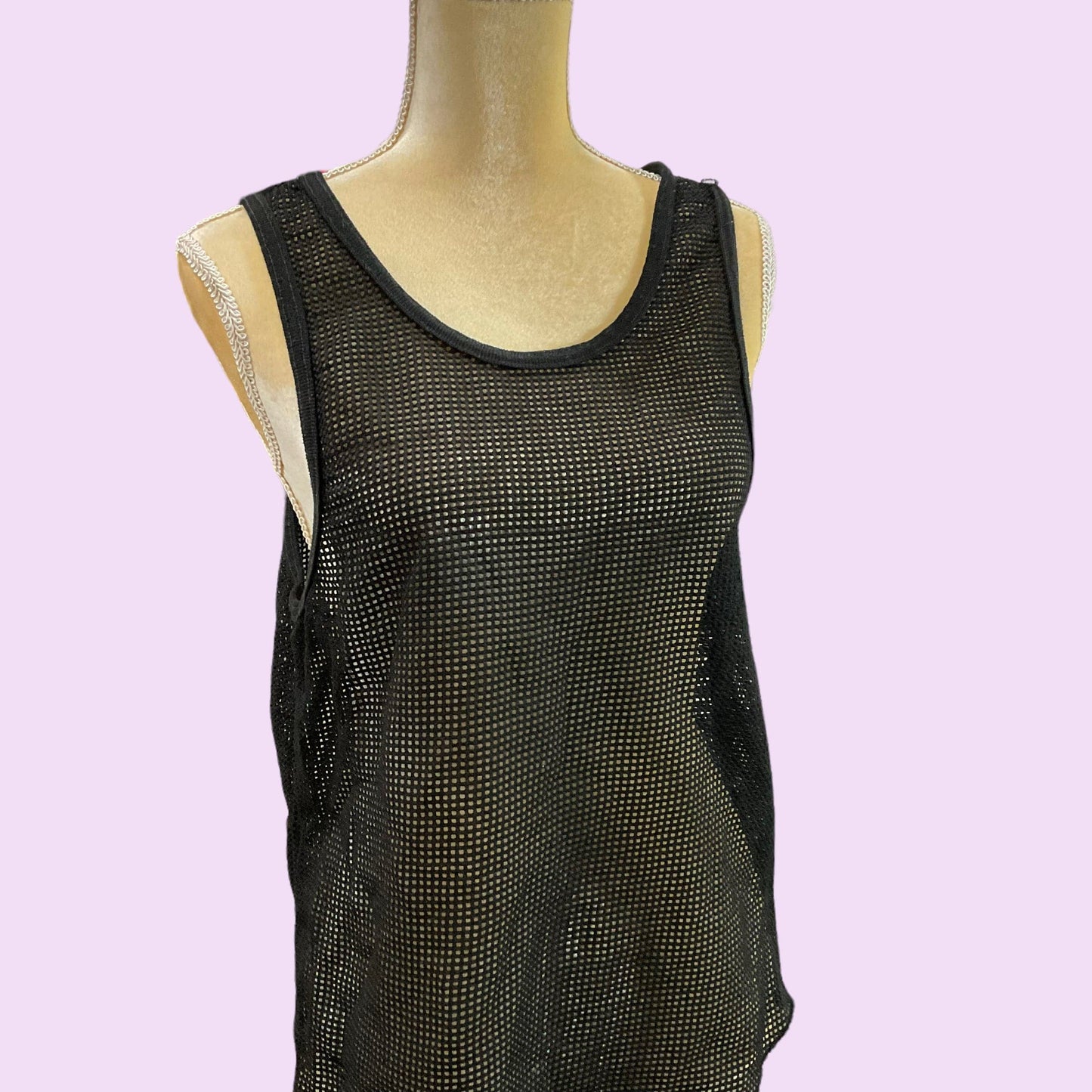 Y2K Mesh Netting Tank Top