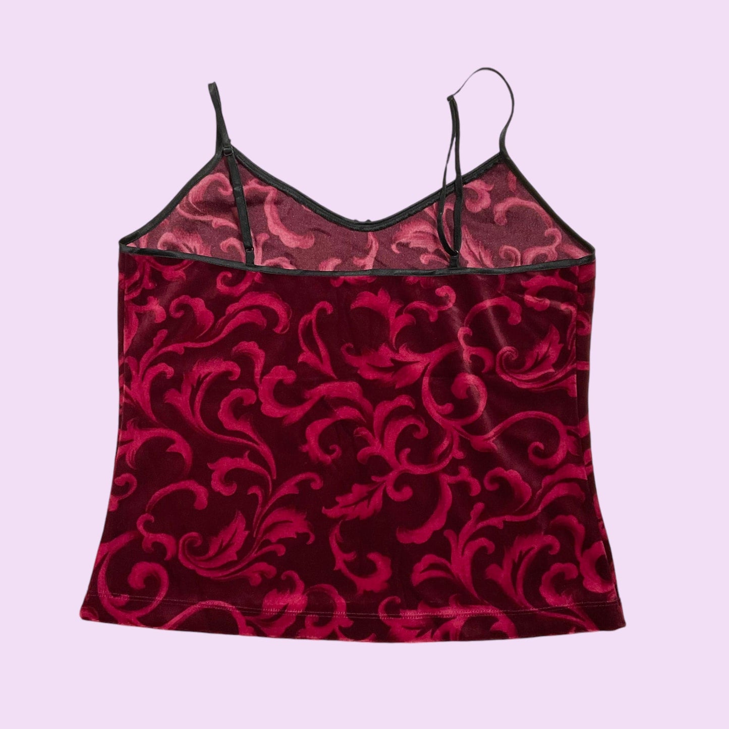 Vintage Y2K Velvet Graphic Cami Top