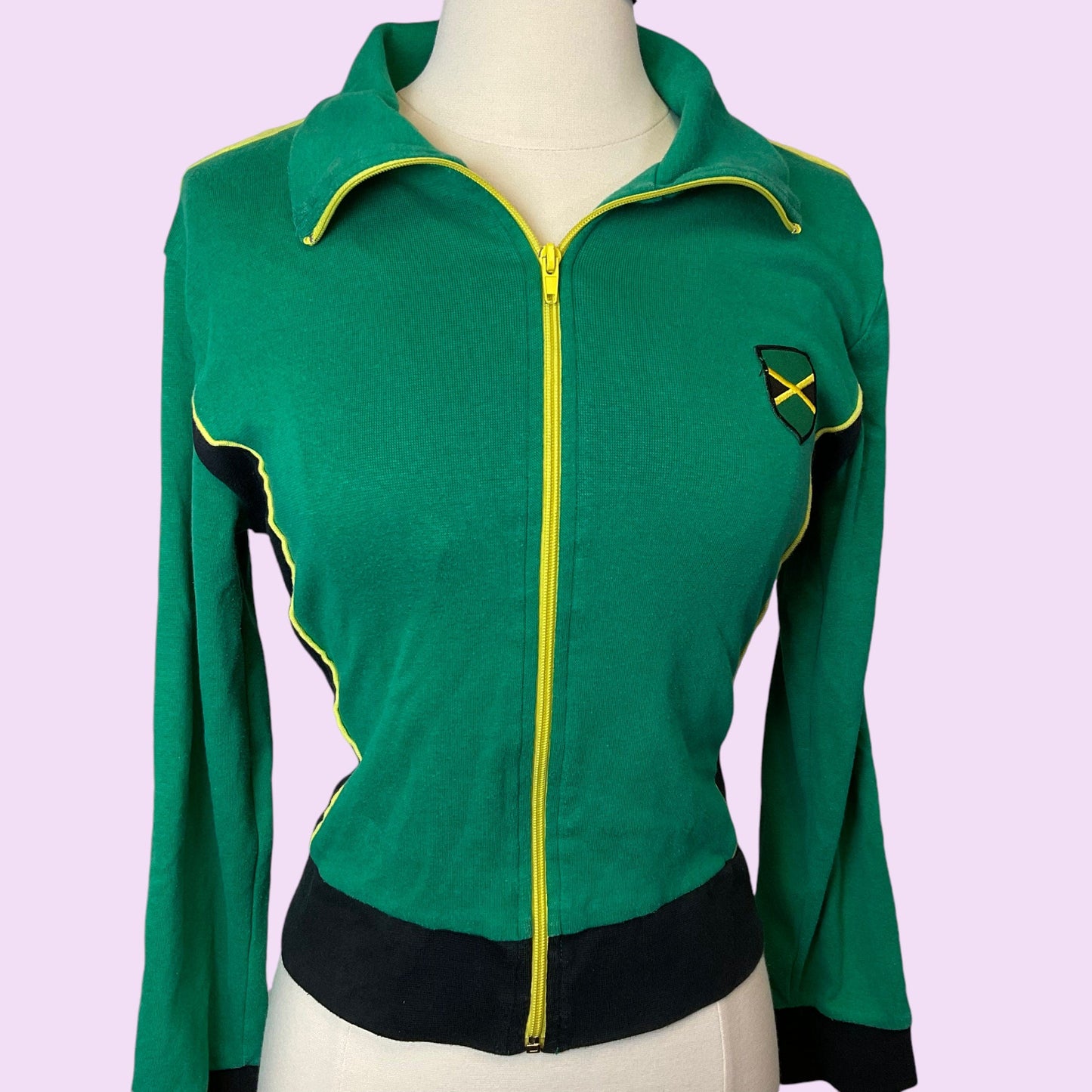 Vintage Y2K Graphic Jamaica Full Zip Jacket