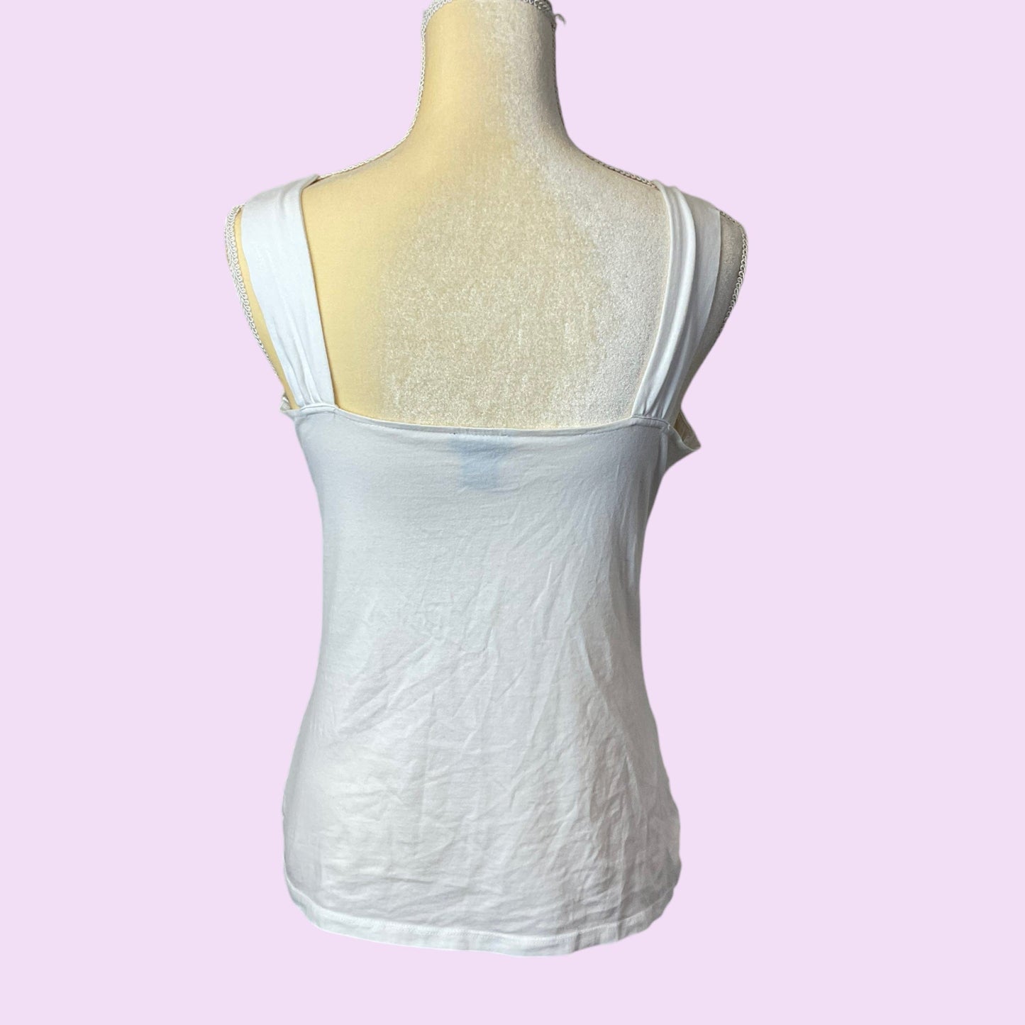 Vintage Y2K Milkmaid Tank Top