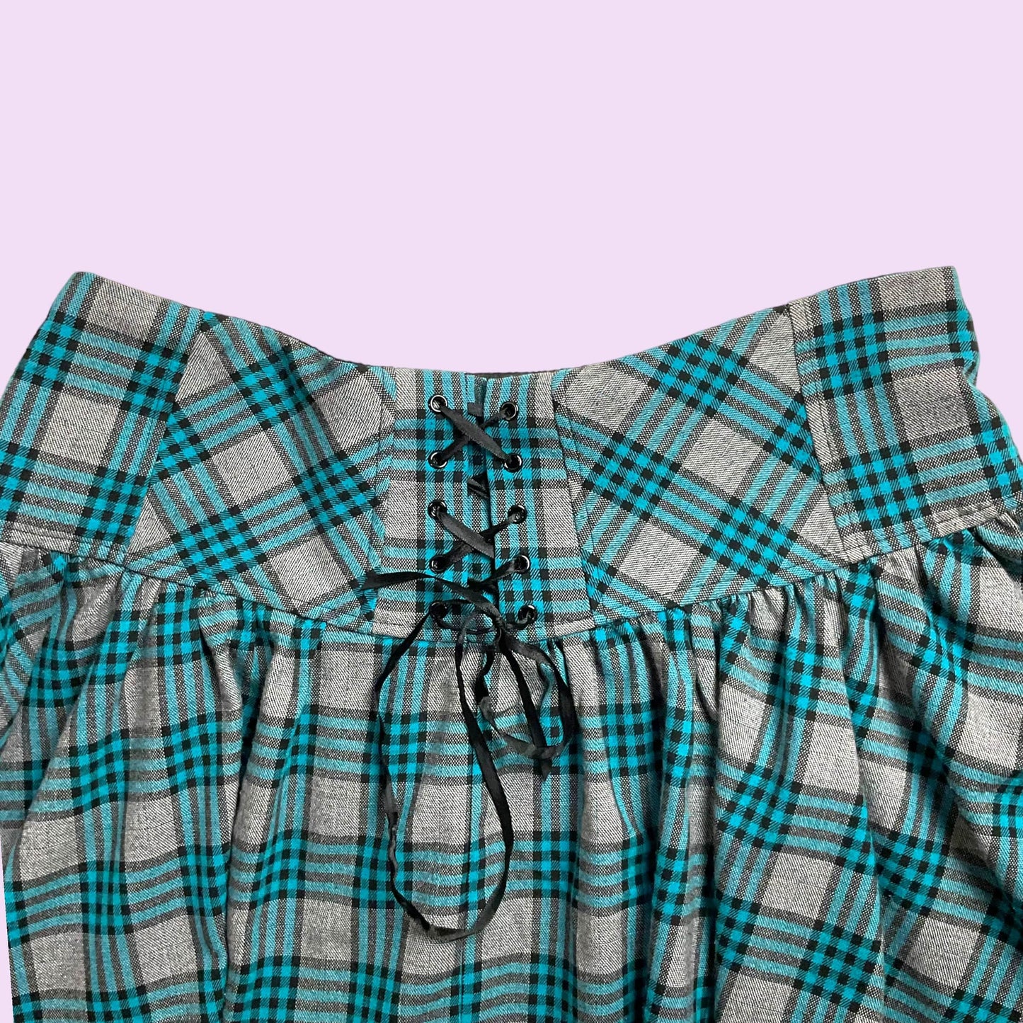 Y2K Plaid Candie’s Pleated Mini Skirt