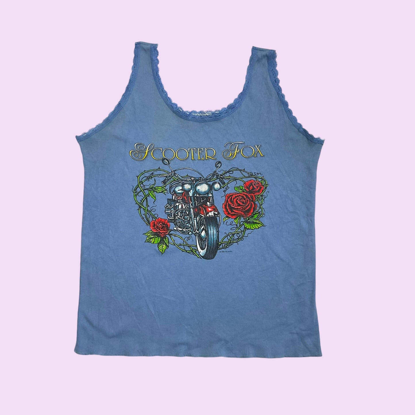 Vintage 90s Biker Graphic Tank Top