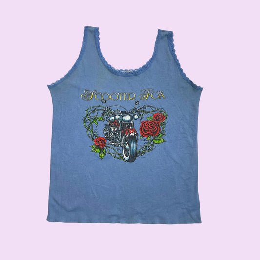 Vintage 90s Biker Graphic Tank Top