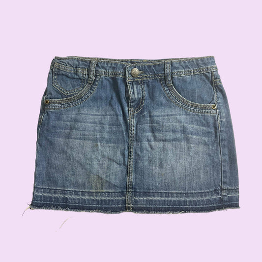 Vintage Y2K Denim Mini Skirt