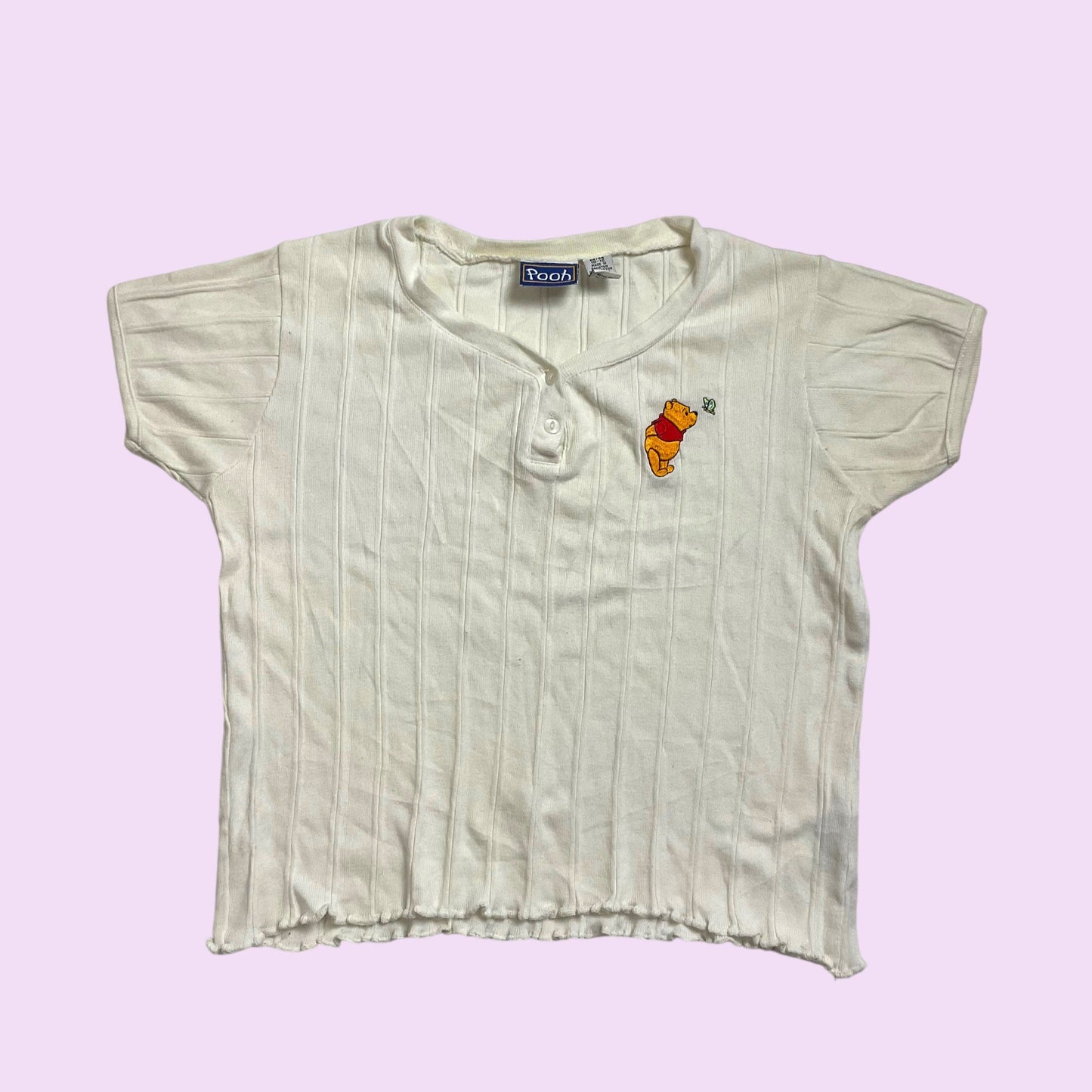 Vintage Y2K Embroidered Winnie The Pooh Top