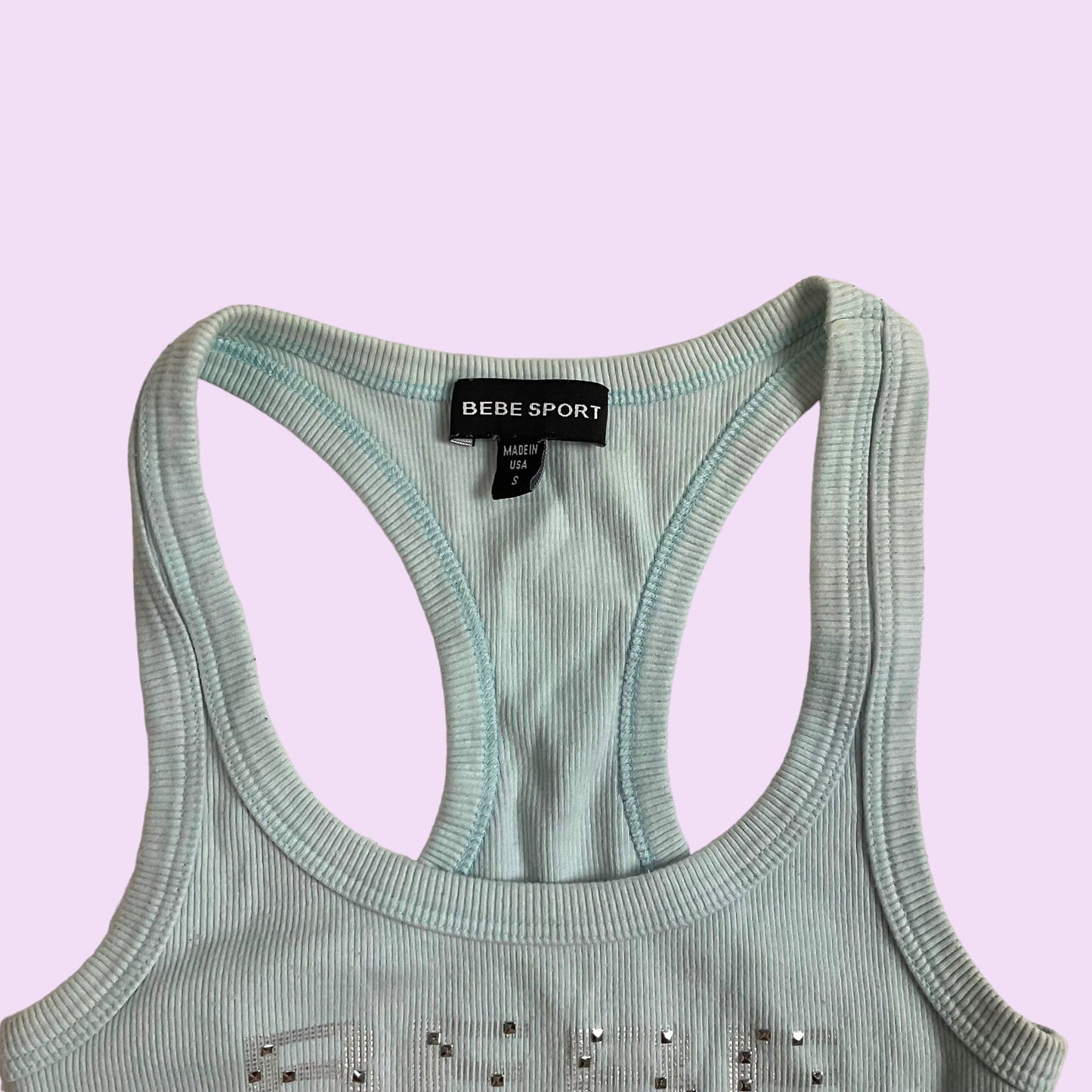 Vintage 90s Studded Bebe Sport Tank Top