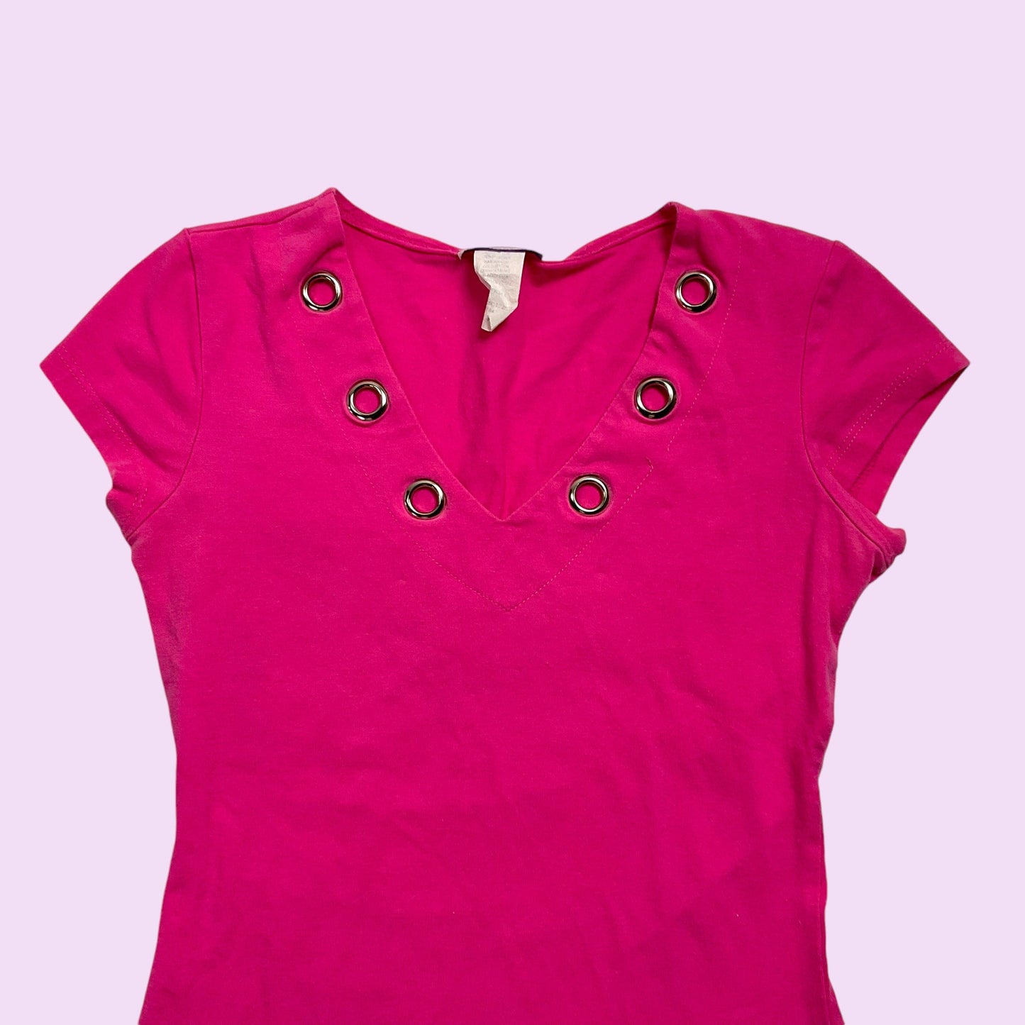 Vintage 90s Stud Pink Top