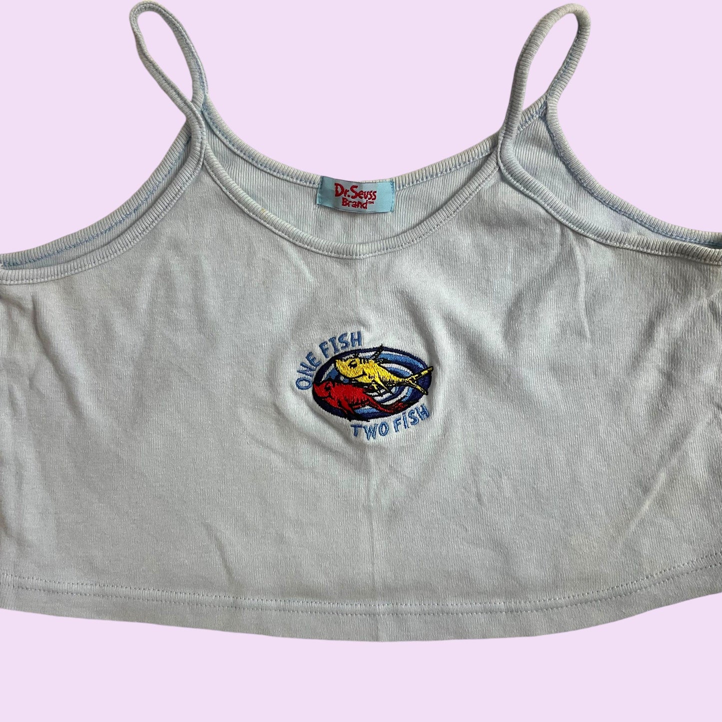 Vintage Y2K Embroidered Dr. Seuss Cami Top