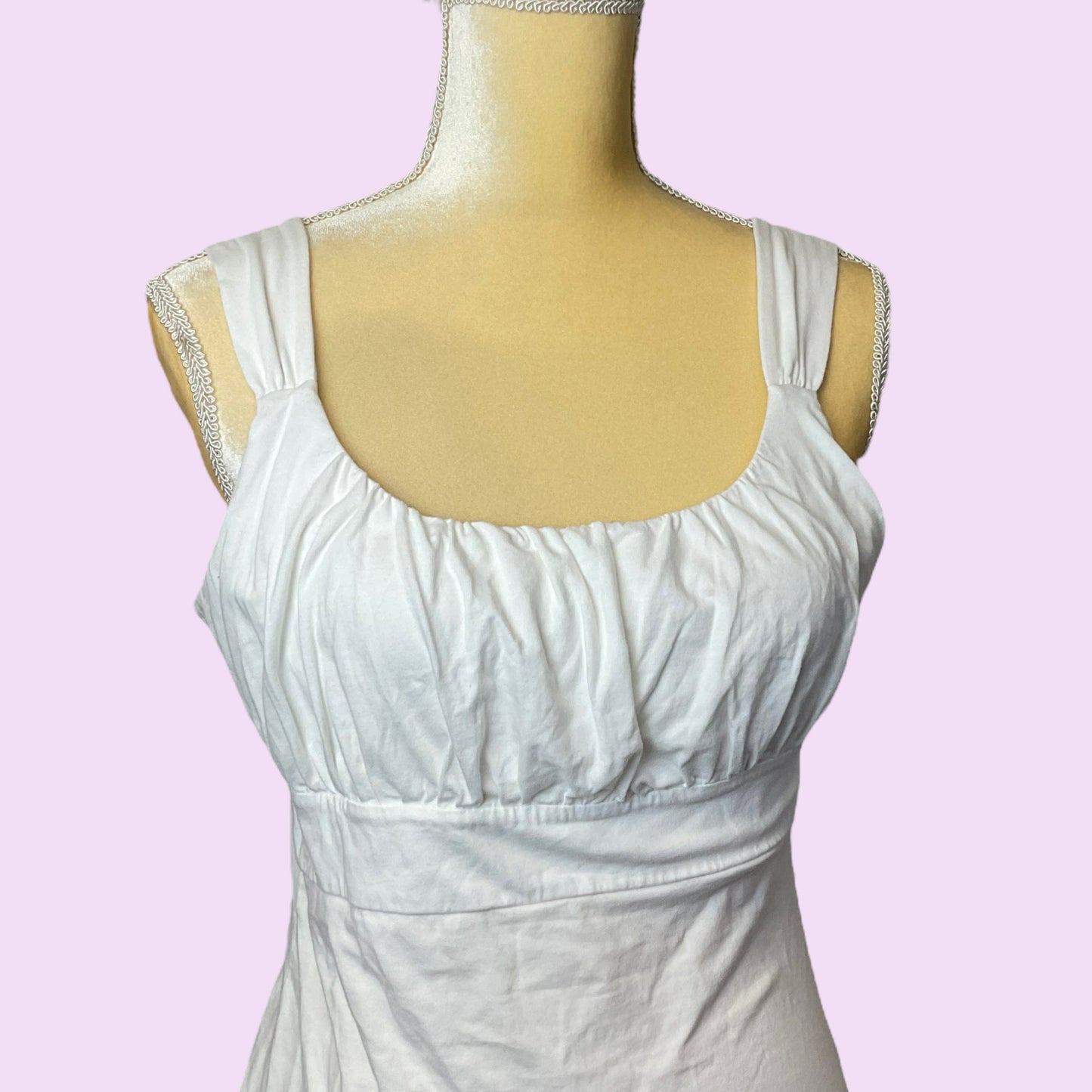 Vintage Y2K Milkmaid Tank Top