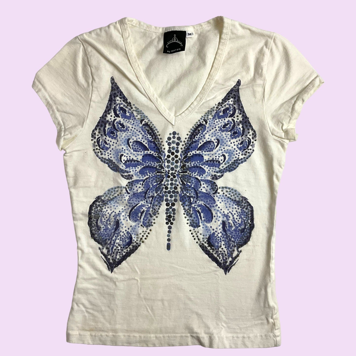 Vintage Y2K Graphic Butterfly Top