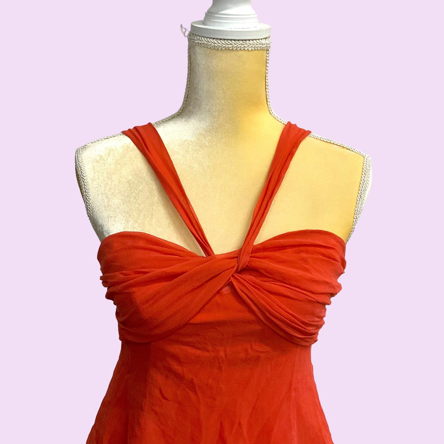 Vintage Y2K Flowy Halter Top